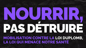 Non à la Loi Duplomb — Pour la santé, la sécurité, l’intelligence collective